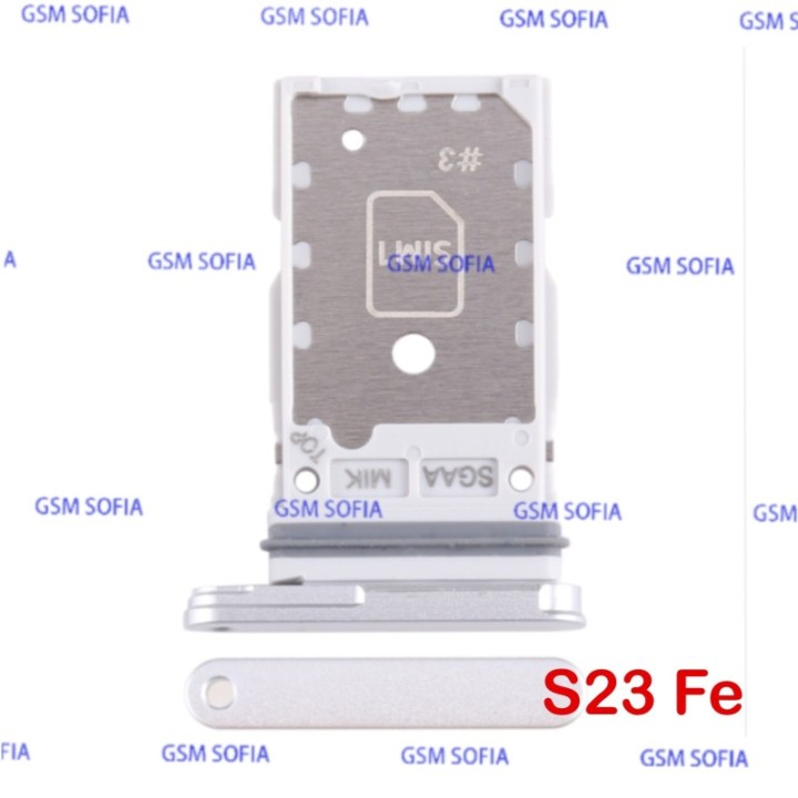 Bandeja sim Para Samsung Galaxy S23 FE / S711 / S711B - Plata