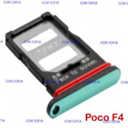 Bandeja sim para PocoPhone Poco F4 - Verde