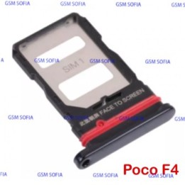 Bandeja sim para PocoPhone Poco F4  - Negro