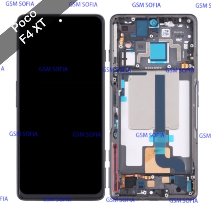 Pantalla completa original con marco para Pocophone F4 GT / Poco F4 GT - Negro
