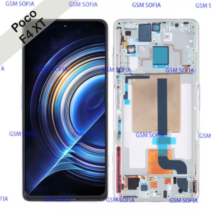 Pantalla completa original con marco para Pocophone F4 GT / Poco F4 GT - Plata