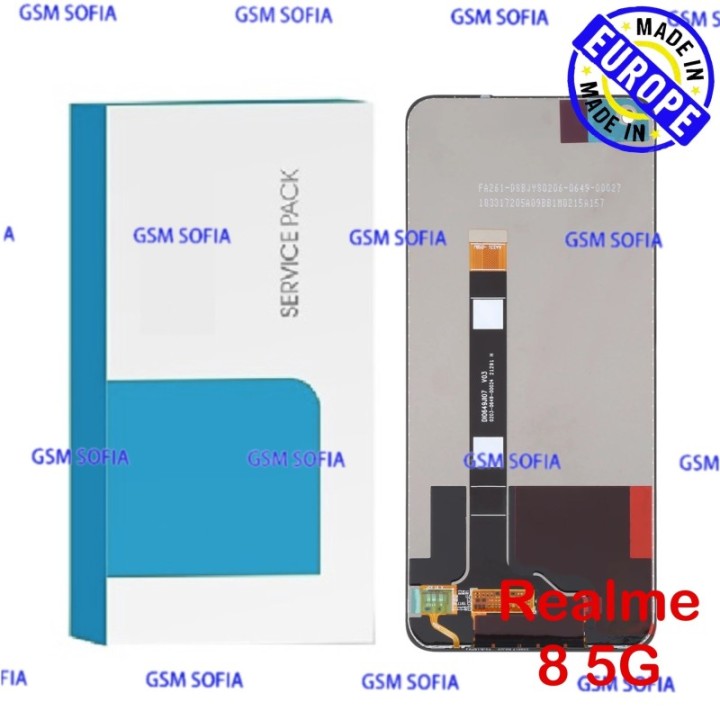 SERVIPACK Azul Pantalla Completa ORI EUROPEA Para OPPO Realme 8 5G