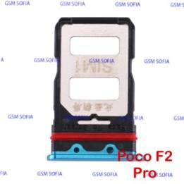 Bandeja SIM Para Xiaomi POCO F2 Pro / Redmi K30 Pro - Azul