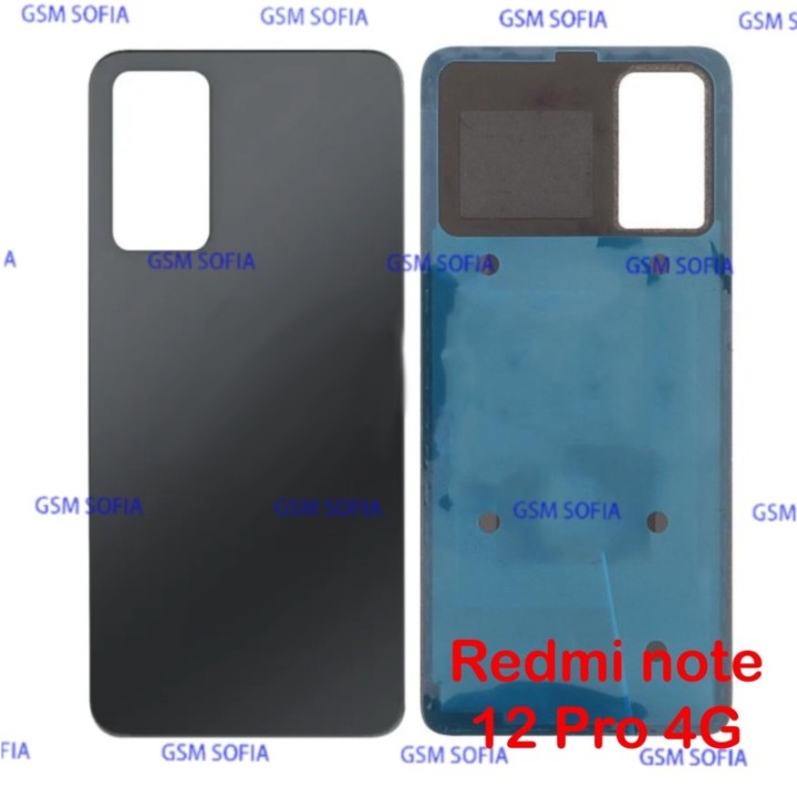 Tapa trasera Para Redmi note 12 Pro 4G - Negro