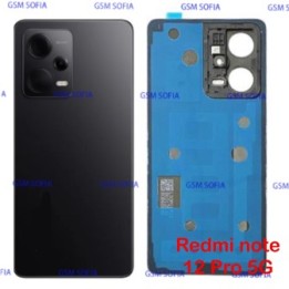 Tapa trasera con lente Para Redmi note 12 Pro 5G - Negro
