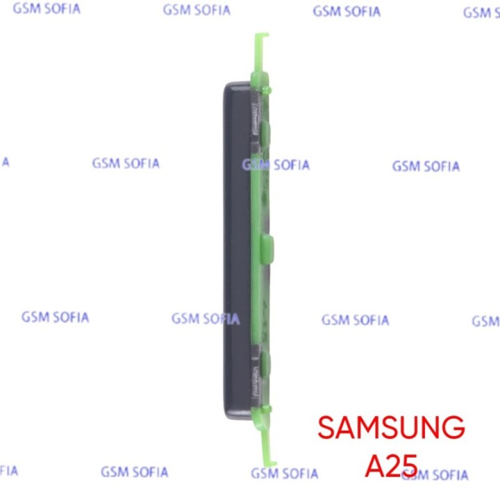 Boton / Pulsador Lateral Volumen Para Samsung Galaxy A25 / A255 - Negro