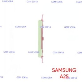 Boton / Pulsador Lateral Volumen Para Samsung Galaxy A25 / A255 - Amarillo