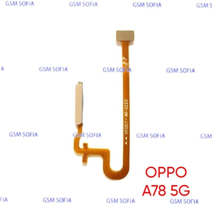 Flex Lector de huella + Power Para Oppo A78 5G / Realme C55 - Oro