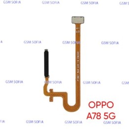 Flex Lector de huella + Power Para Oppo A78 5G / Realme C55 - Negro