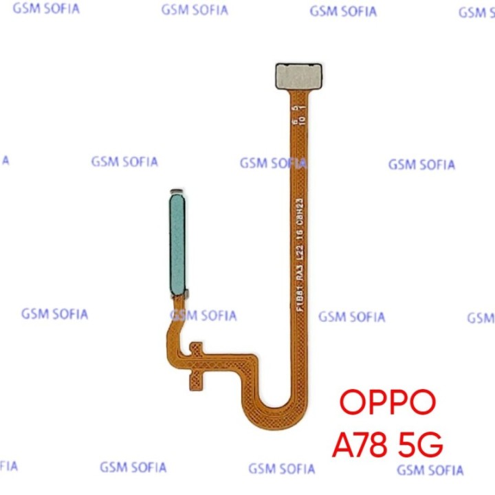 Flex Lector de huella + Power Para Oppo A78 5G / Realme C55 - Azul