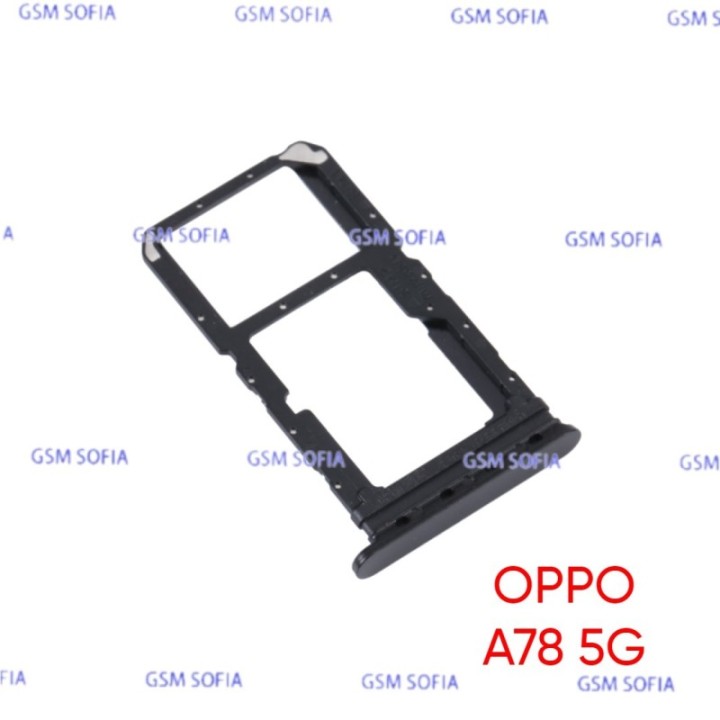 Bandeja sim Para Oppo A78 5G - Negro