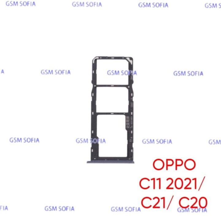 Bandeja sim Para Realme C11 2021 / Realme C21 / Realme C20 - Negro