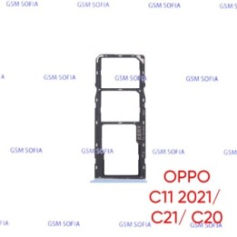 Bandeja sim Para Realme C11 2021 / Realme C21 / Realme C20 - Azul