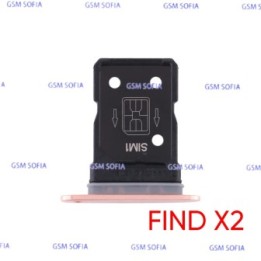 Bandeja sim Para Oppo Find X2 - Rosa