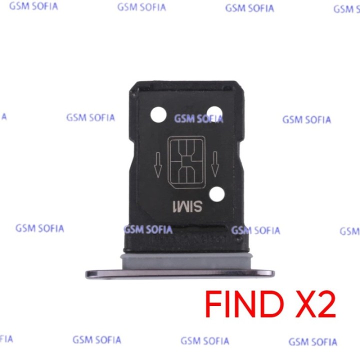 Bandeja sim Para Oppo Find X2 - Negro