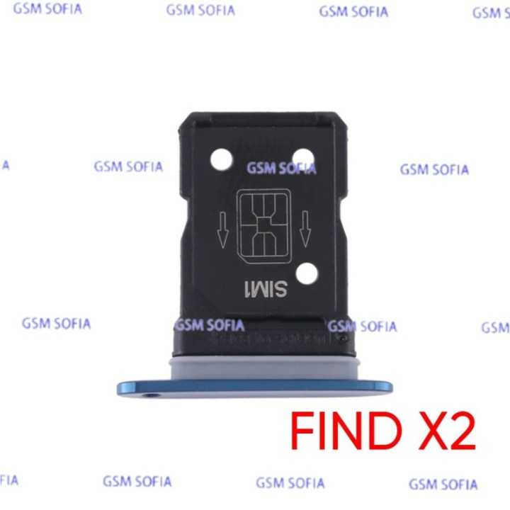 Bandeja sim Para Oppo Find X2 - Azul