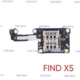 Placa de Microfono con Lector de sim Para Oppo Find X5 / Find X5 Pro