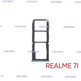 Bandeja sim  Para Realme 7i - Verde
