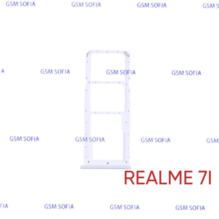 Bandeja sim  Para Realme 7i - BLANCO