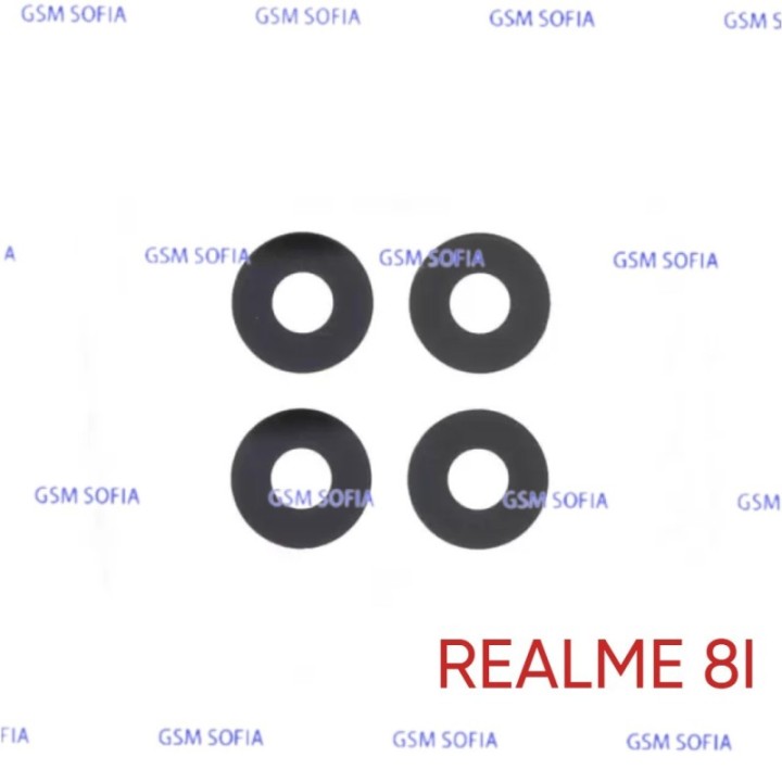 Set de 4 Lente trasera Para Realme 8i