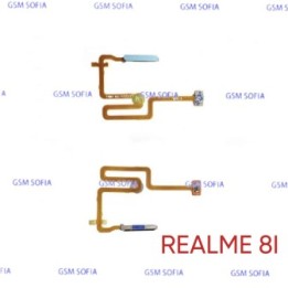 Flex Lector de huella + Power Para Realme 8i - Azul