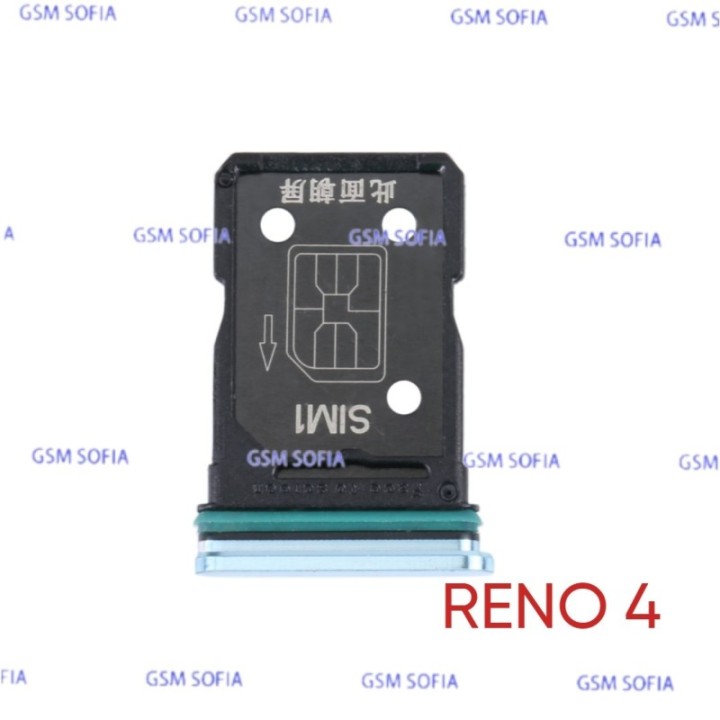 Bandeja sim Para Oppo Reno 4 5G - Azul