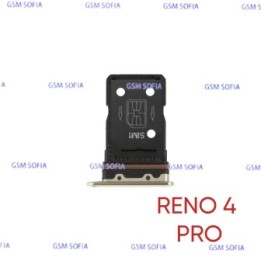 Bandeja sim Para Oppo Reno 4 Pro 5G- Oro