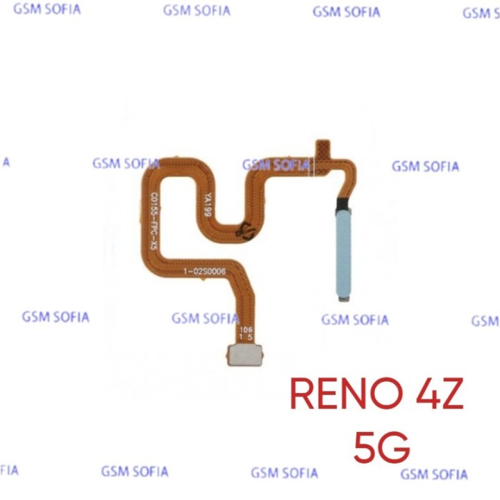 Flex Lector de huella + Power Para Oppo Reno 4Z 5G - Verde