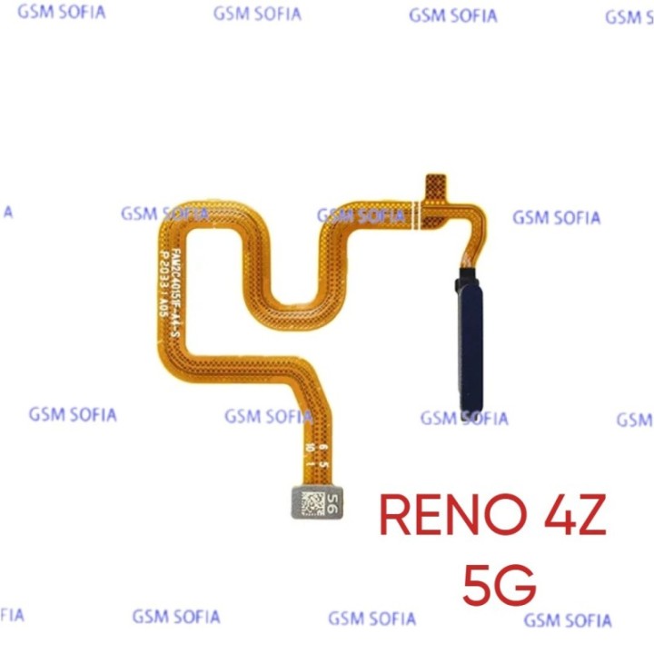 Flex Lector de huella + Power Para Oppo Reno 4Z 5G - Negro