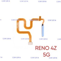 Flex Lector de huella + Power Para Oppo Reno 4Z 5G - Azul