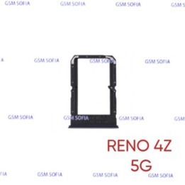 Bandeja sim Para Oppo Reno 4Z 5G - Negro