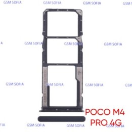 Bandeja sim para PocoPhone Poco M4 Pro 4G - Negro