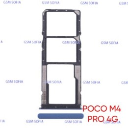 Bandeja sim para PocoPhone Poco M4 Pro 4G - Azul