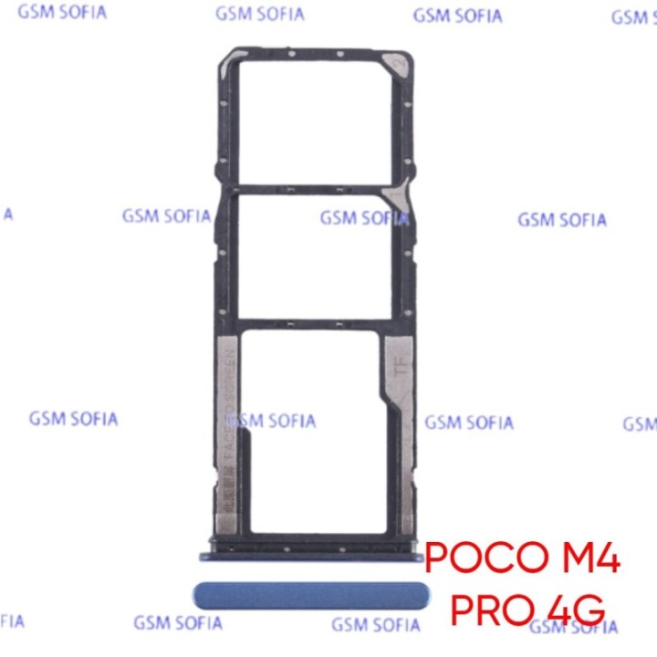 Bandeja sim para PocoPhone Poco M4 Pro 4G - Azul