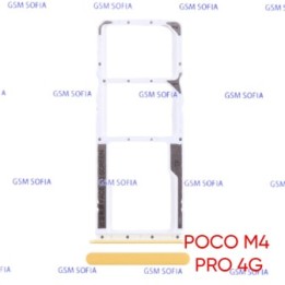 Bandeja sim para PocoPhone Poco M4 Pro 4G - Amarillo