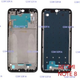 Chasis Frontal / Carcasa Delantera Para Xiaomi Redmi Note 8 - Negro