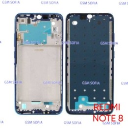 Chasis Frontal / Carcasa Delantera Para Xiaomi Redmi Note 8 - Azul