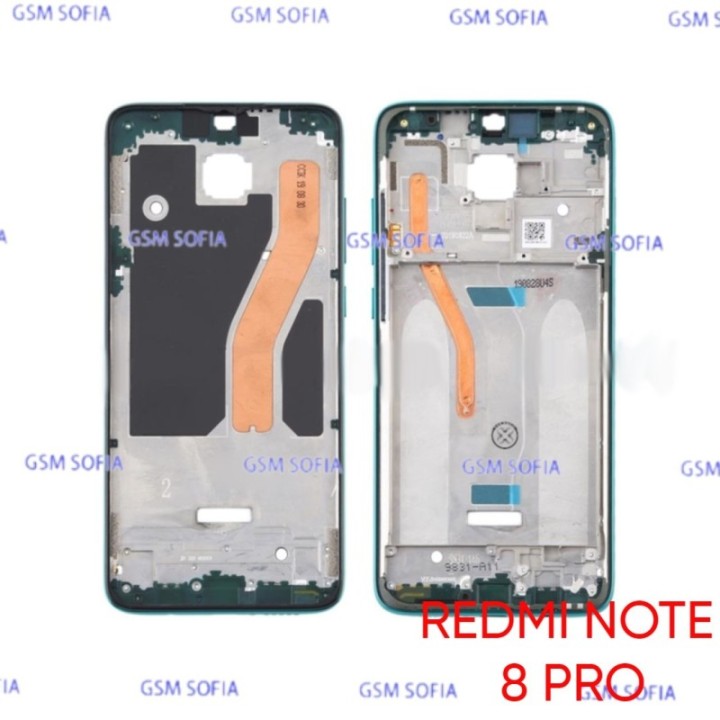 Chasis Frontal / Carcasa Delantera Para Xiaomi Redmi Note 8 Pro - Verde