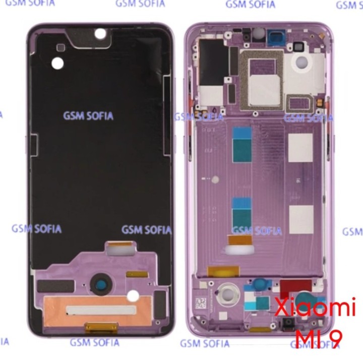 Chasis Marco Interna / Externa Metalica Para Xiaomi Mi 9 - Lila