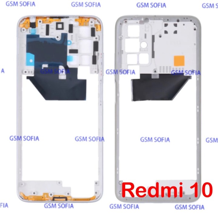 Marco Lateral Externa Para Redmi 10 - Blanco