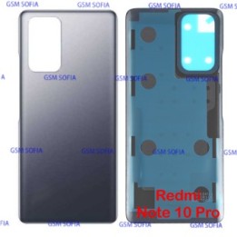 TAPA TRASERA PARA REDMI NOTE 10 PRO / M2101K6G - NEGRA