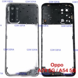 Marco Lateral / Chasis Externa Para Oppo A54 5G / A74 5G - Negro