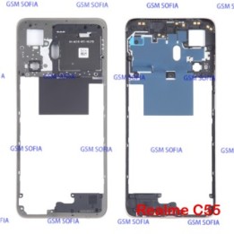 Marco Lateral / Chasis Externa Para Realme C55 - Oro