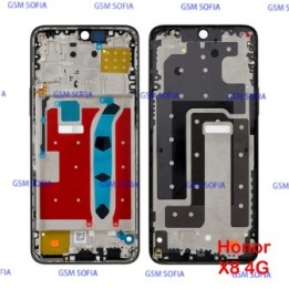 Chasis / Marco de Pantalla Para Honor X8 4G - Negro