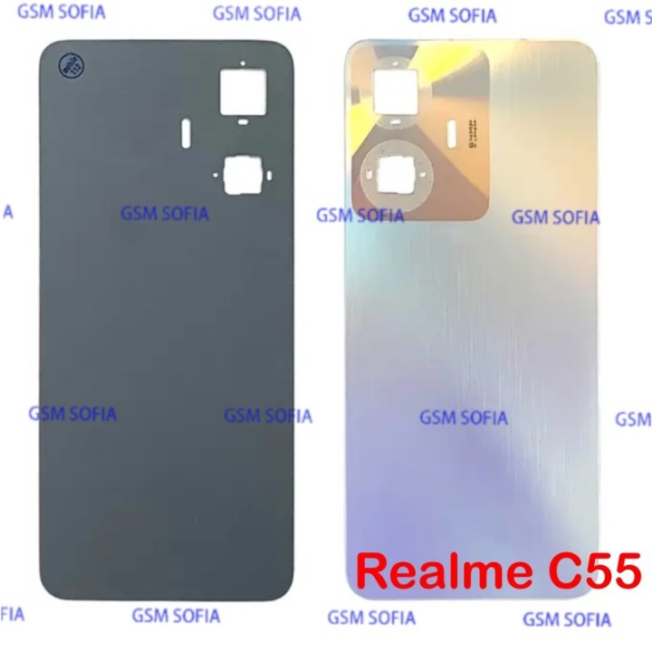 Tapa Trasera Para Realme C55 - Plata