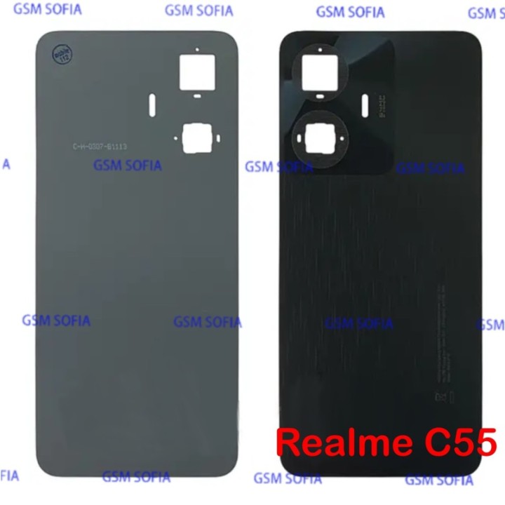 Tapa Trasera Para Realme C55 - Negro