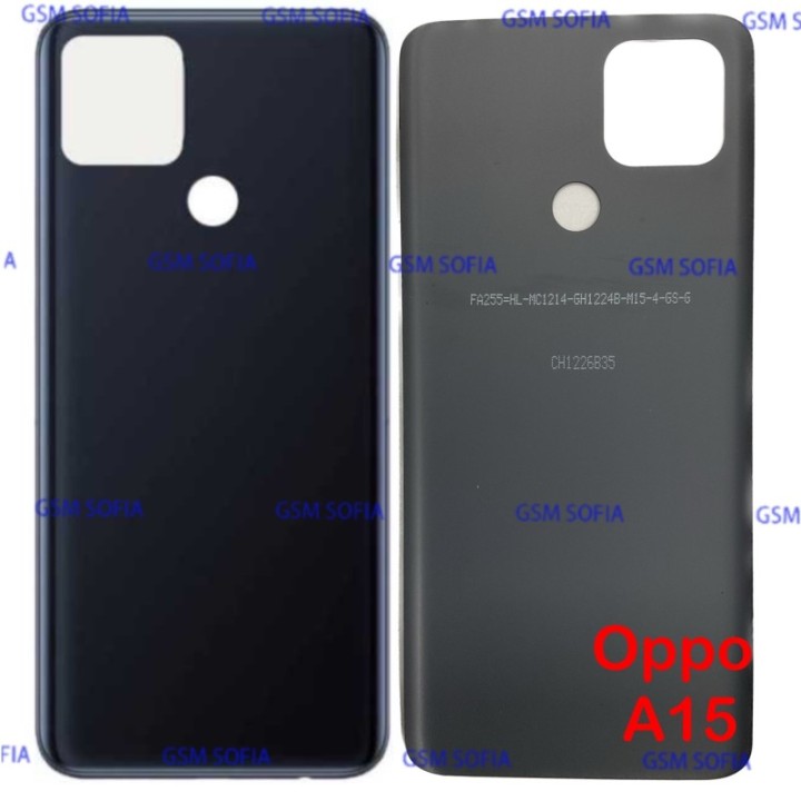 Tapa Trasera Para oppo A15 - negro