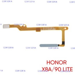 Flex Lector de huella Para Huawei Honor X8A / Honor 90 Lite - Plata