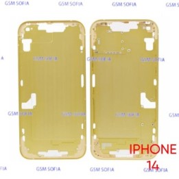 Chasis / Marco Intermedio Para IPhone 14 - Amarillo