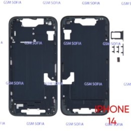 Chasis / Marco Intermedio Para IPhone 14 - Negro